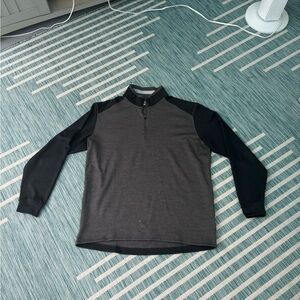 Nike Black and Gray Golf Pullover